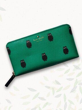 Kate Spade New York Lacey Hawthorne Lane Owls Wallet - New w/Tags